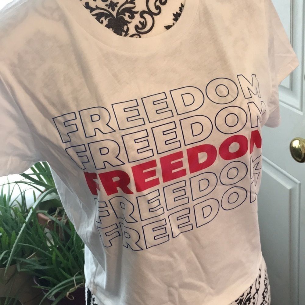 Freedom Cropped Tee 